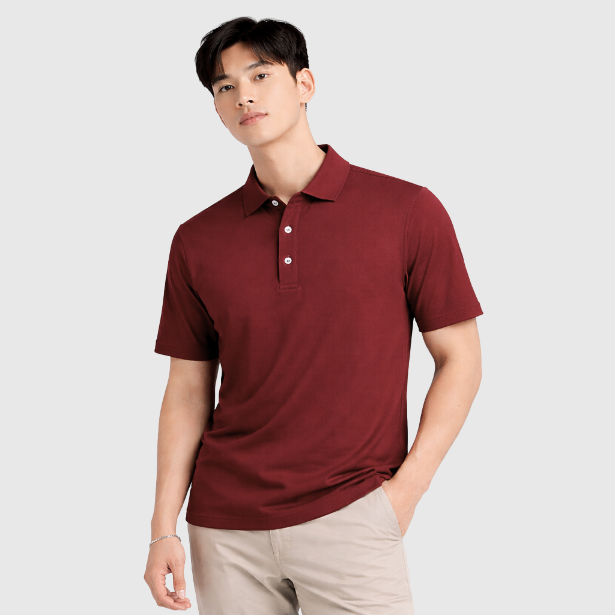 Peached ProFlex™ Polo | Cutaway