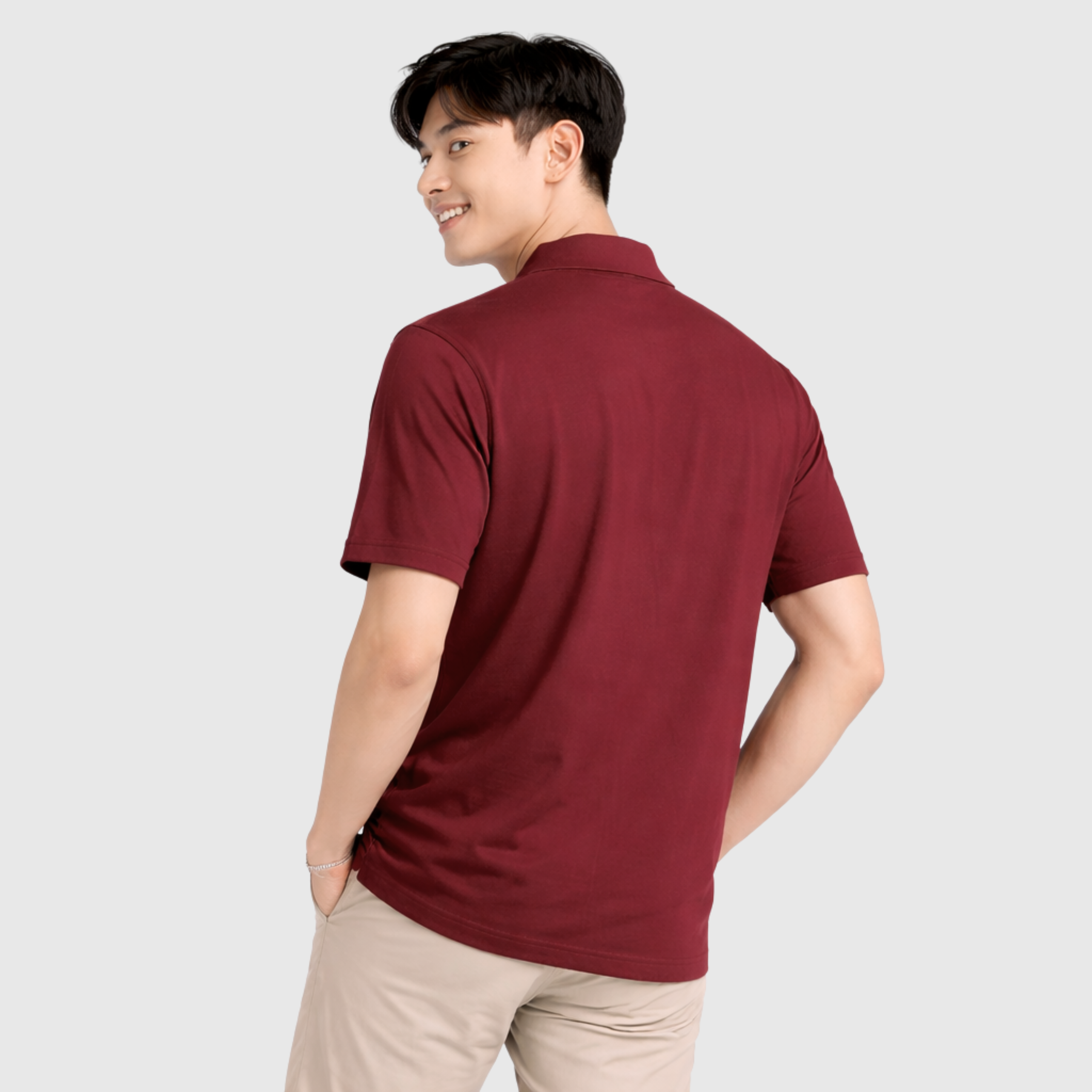 Peached ProFlex™ Polo | Cutaway