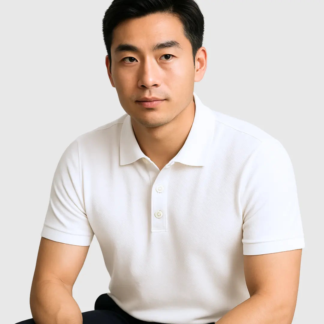 ModalAir™ Pique Polo | Ribbed Collar AXIS