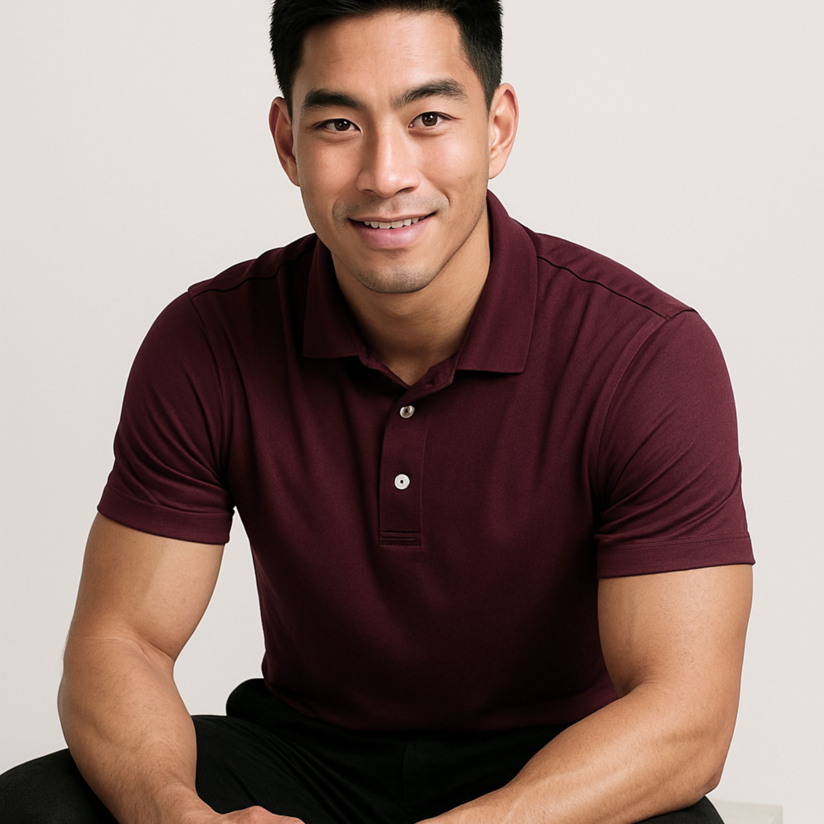 Peached ProFlex™ Polo | Cutaway