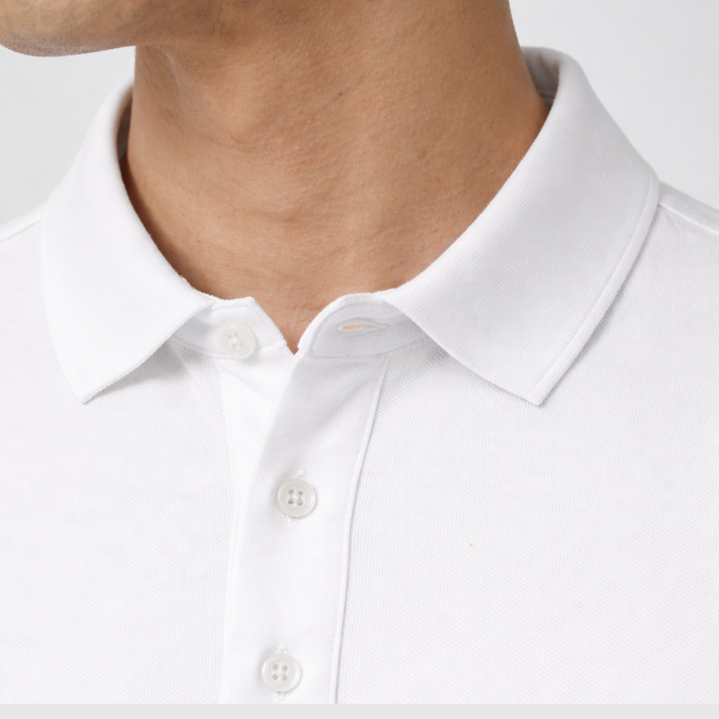 ModalAir Pique Polo | Ribbed Collar