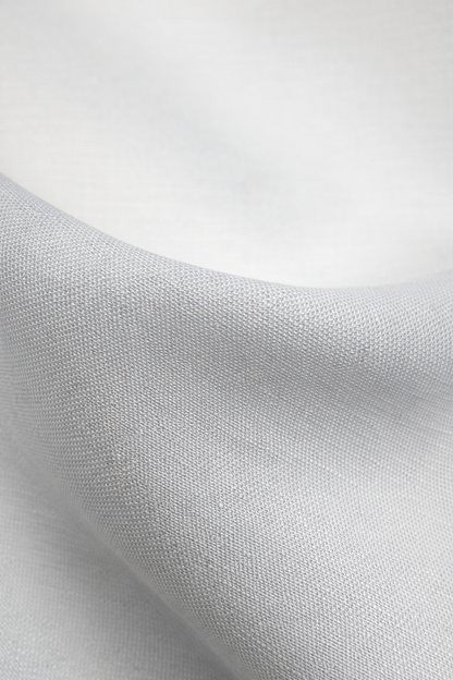 Close-up of textured white fabric
