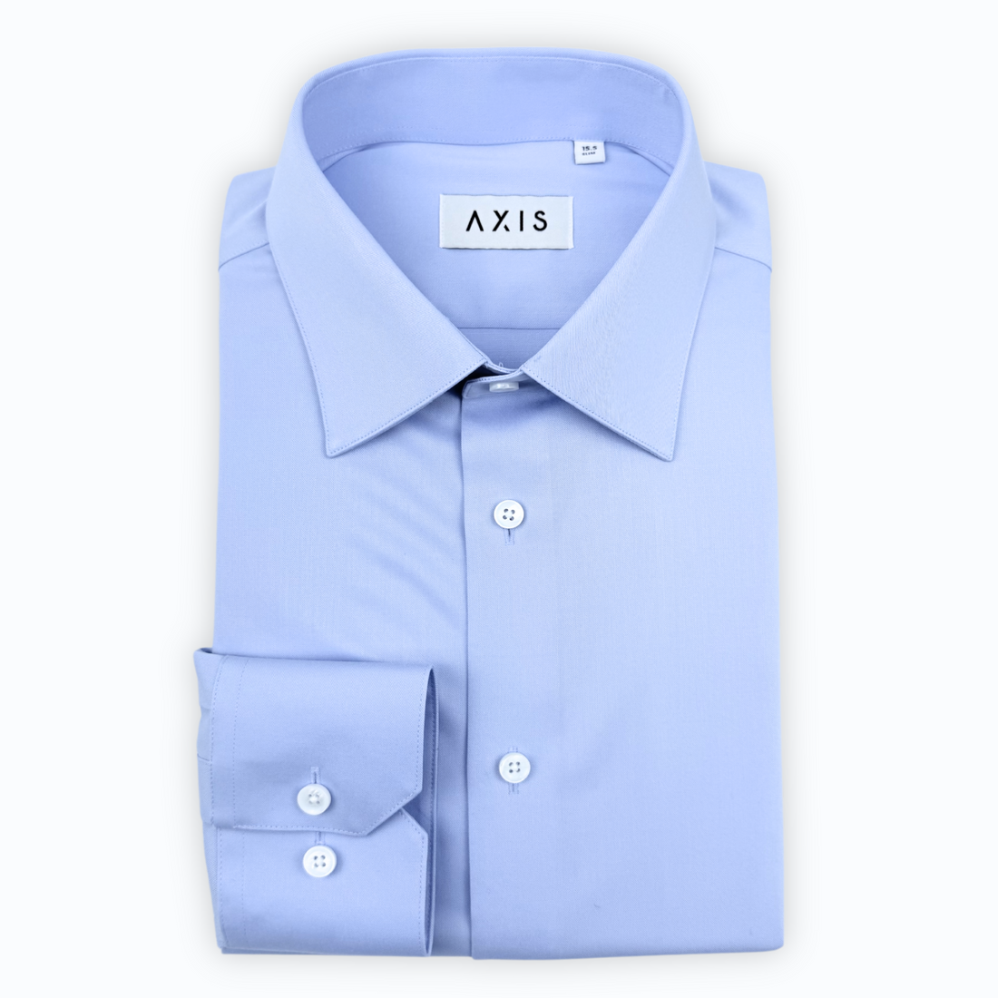 BambooFlex Shirt 2.0 - Pale Blue, Semi Spread Collar